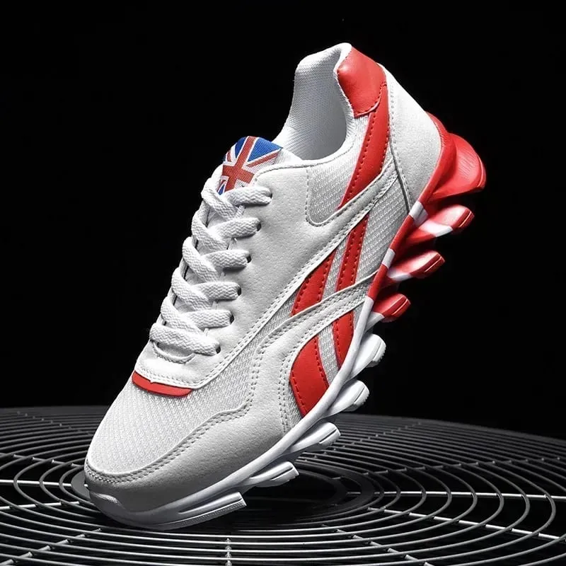Brand Trend Size 38-48 Men's Wear-resistant Cushioning Thick-soled Fitness Sneakers Outdoor Breathable Running Shoes for Men — image 13