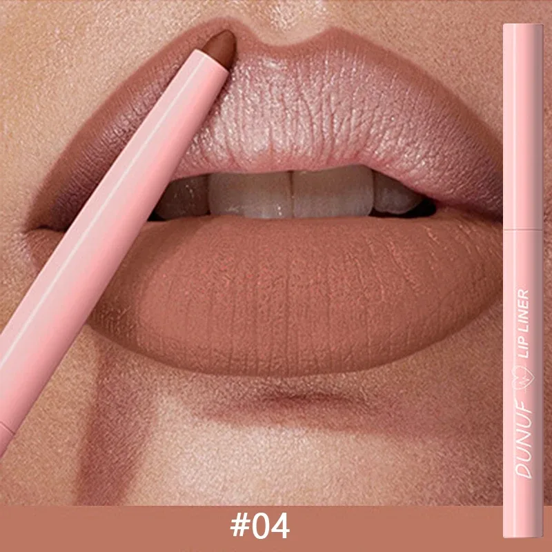 1PC Waterproof Matte Lip Liner Contours Lips in Shades Sexy Red Lipstick Matte Red Brown Lipliner Pencil Makeup Slim Lip Outline — image 10