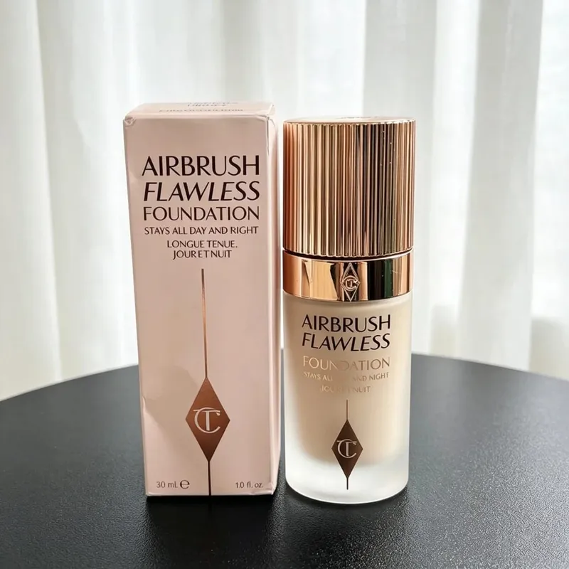 Semburan Tetapan Cecair Charlotte Tilbury Foundation Liquid Setting Spray Sutera Tahan Lama Concealer Pelembap Kontur Meningkatkan Solekan Wajah — image 8