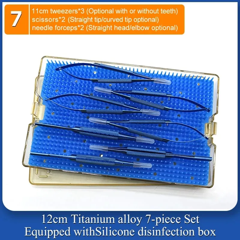 4 Pieces/set Of Ophthalmic Microsurgery Instruments 12/16/18cm Scissors+Needle Holder+tweezers Stainless Steel Surgical Tools — image 16