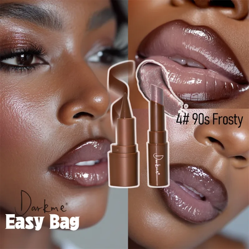Tapered Tip Matte Lip Liner Pencil & Pearlescent Lipstick Set Long Lasting Waterproof Sparkling Professional Lip Makeup Duo