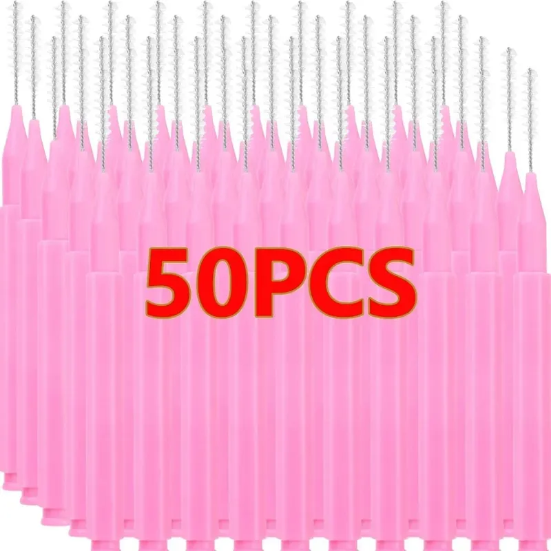 50pcs Mini Eyebrow Brush Disposable Lightweight Brow Lifting Brushes Portable Eyelash Extension Comb Perm Brush Lash Accessories — image 17