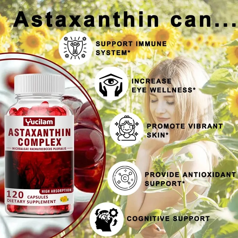 อาหารเสริม Astaxanthin 24 มก. - สนับสนุนสารต้านอนุมูลอิสระของผิวหนัง & ดวงตา สุขภาพข้อต่อและระบบภูมิคุ้มกันปกติ — image 4