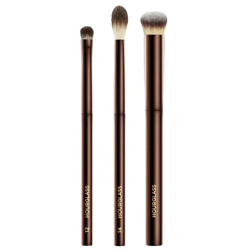 Sanduhr-Augen-Make-up-Pinsel-Set, luxuriöses Lidschatten-Kosmetikpinsel-Set, Mischen, Formen, Konturieren, Hervorheben, Brauen, Concealer, Liner — image 9