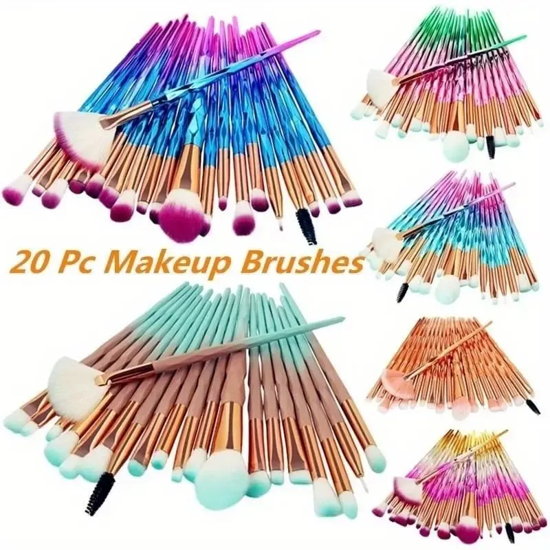 Ensembles de pinceaux de maquillage, fond de teint, sourcils, Eyeliner, correcteur de Blush, outils cosmétiques — image 1