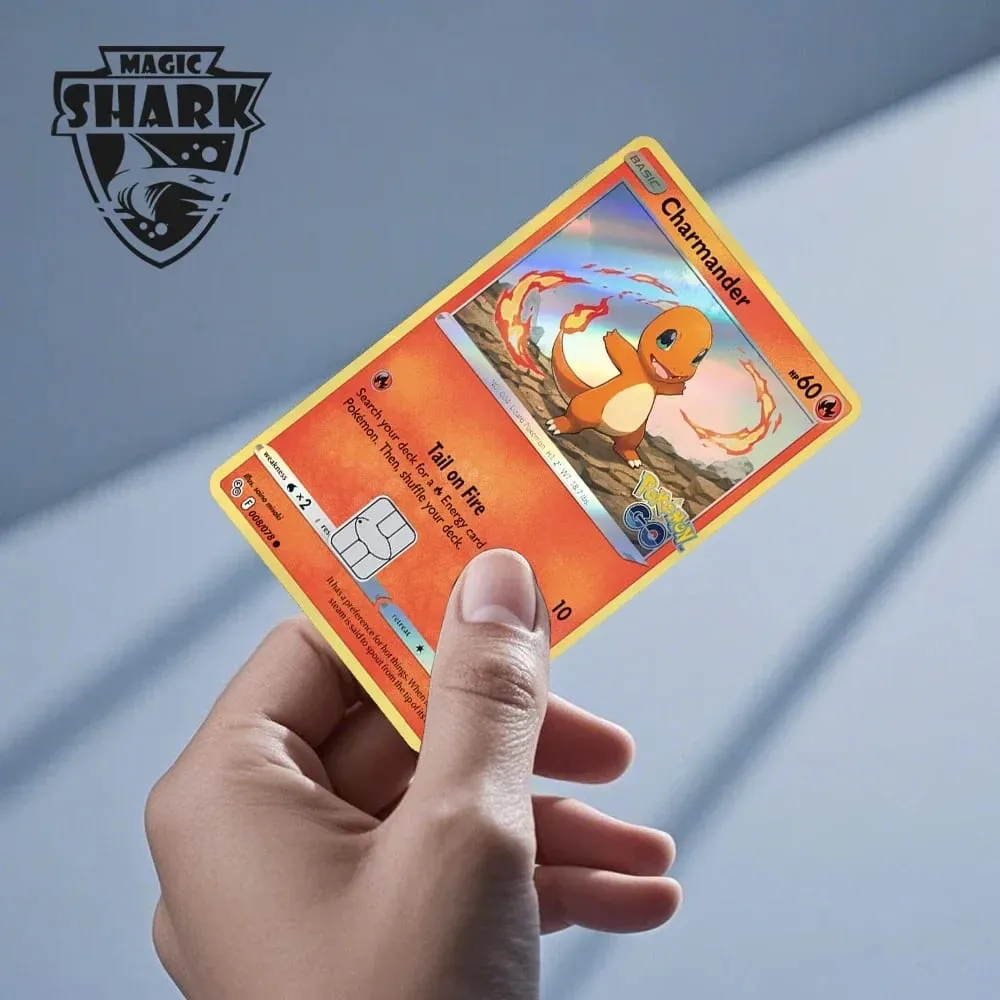 Charizard Gyarados Venusaur Blastoise Mewtwo Squirtle Snorlax Holographic Laser Credit Debit Card Film Skin Sticker — image 6