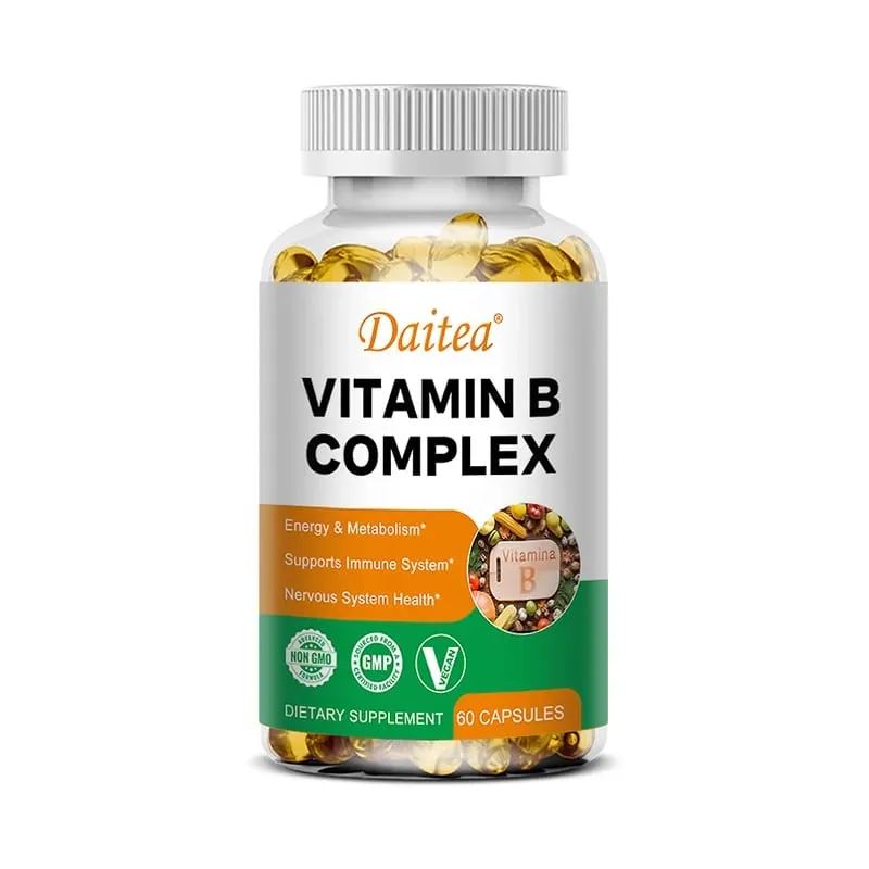 Daitea Compound VitaminB Capsule VB B1 B2 B3 B5 B6 B7 B9 B12 Un umore migliore Aiuta il sistema nervoso e un integratore di supporto energetico — image 11