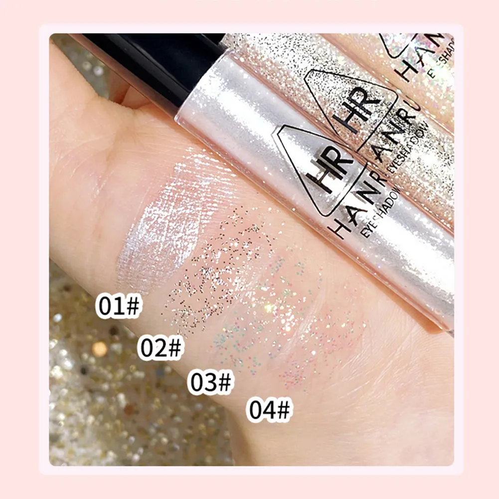 Pearlescent Fine Shimmering Eye Shadow Cecair Kalis Air Mekap Mata Cecair Cecair Pearlized Eyeshadow Glitter — image 2