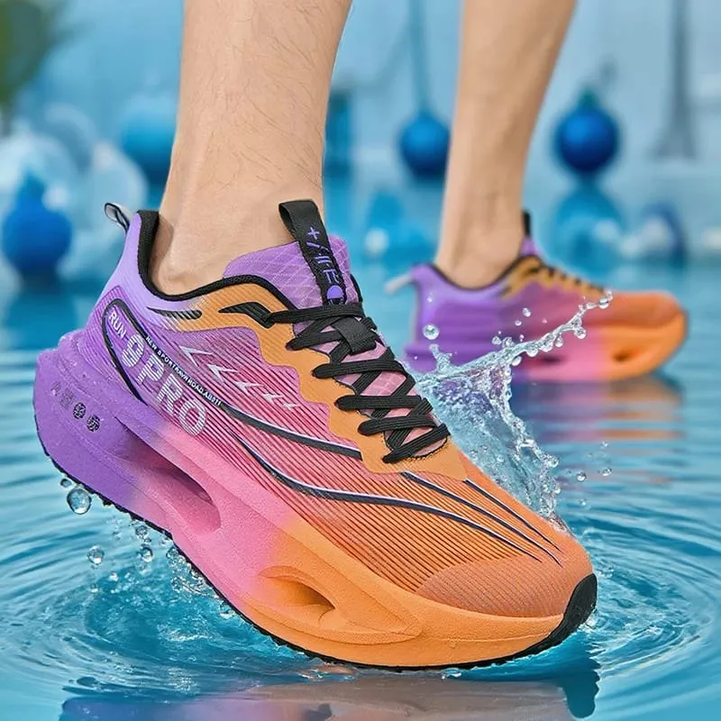 Sepatu Kets Pria 9PRO Papan Karbon Bantalan Kerangka Sepatu Lari Maraton Sepatu Tenis Olahraga Latihan Kebugaran Luar Ruangan Wanita — image 2