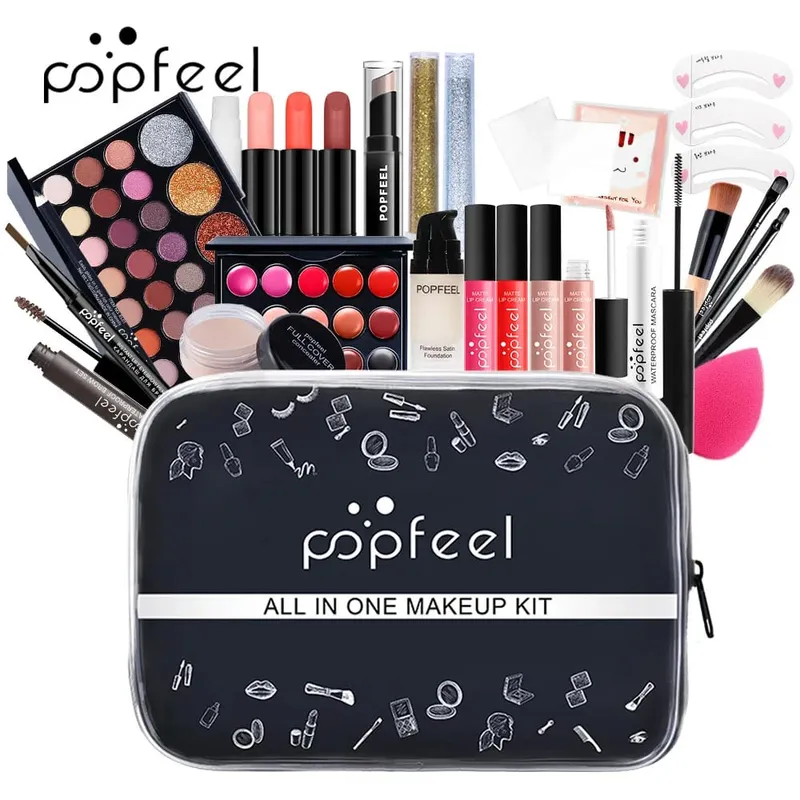 Women's All-In-One Makeup Kit Full Set - Eyebrow Eyeliner Eyeshadow Included Beauty Makeup Sets for Women — image 8