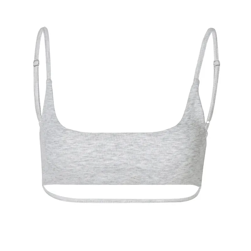 Canotta sexy senza schienale estivo da donna con cinturino sottile da spiaggia 2025 canotta sensuale con cinturino coreano streetwear senza maniche — image 9