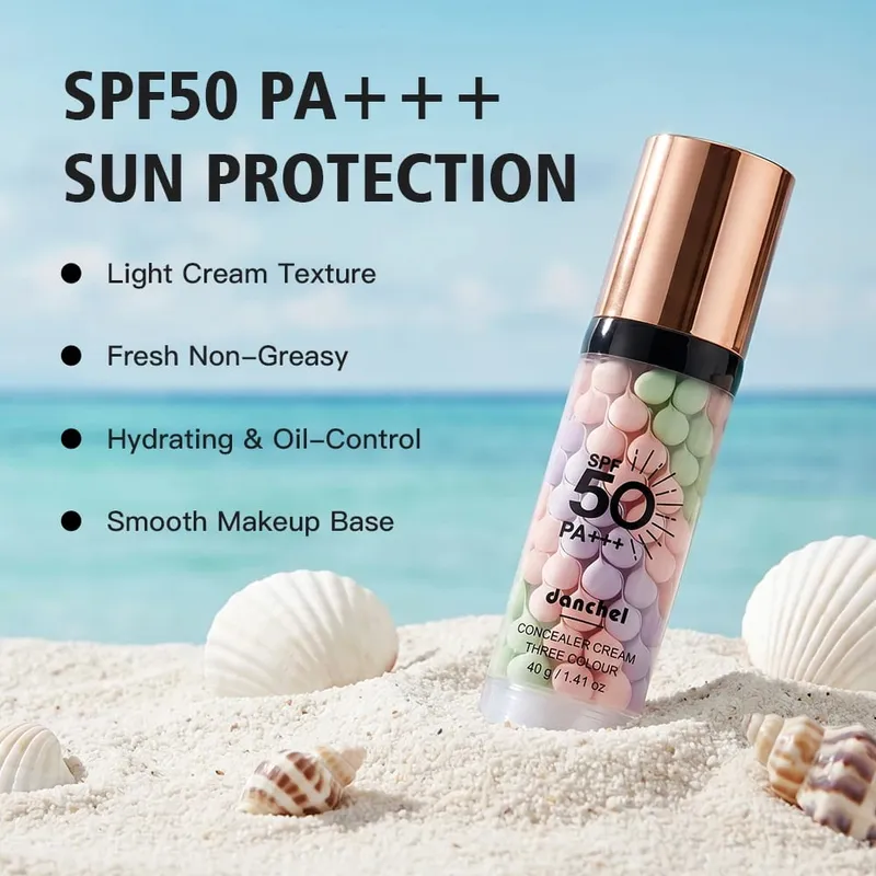 Před make-up 5dílná sada Primer Isolation Cream Concealer Plate Essence Set Spray Dlouhé zadržování make-upu Hydratační sada před make-up — image 3