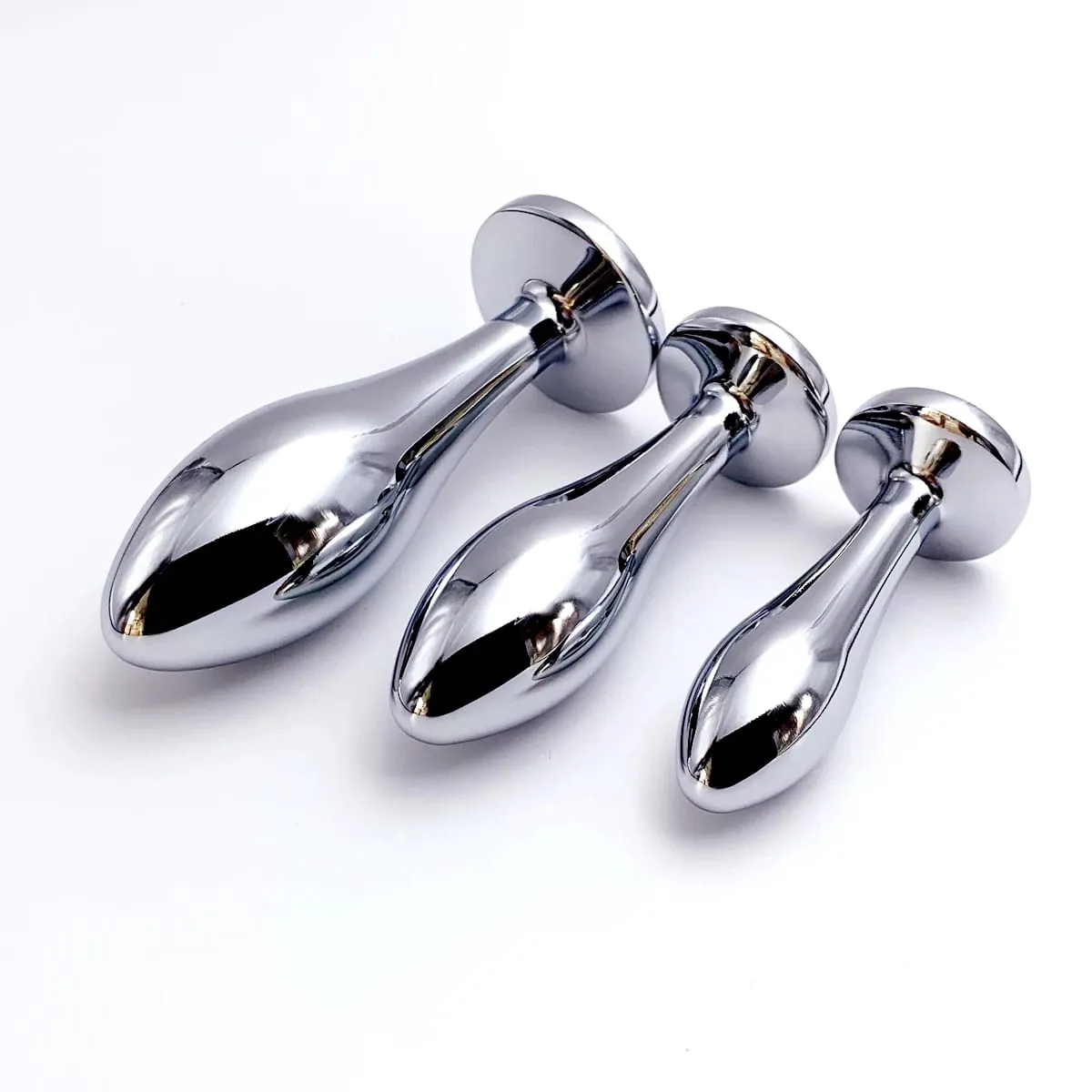 1 ชิ้นโลหะ Anal Plug สามขนาดอัญมณีฐานนวด G-Point ผู้ใหญ่ Pleasure Sex Toy สำหรับ Sexual Wellness — image 5