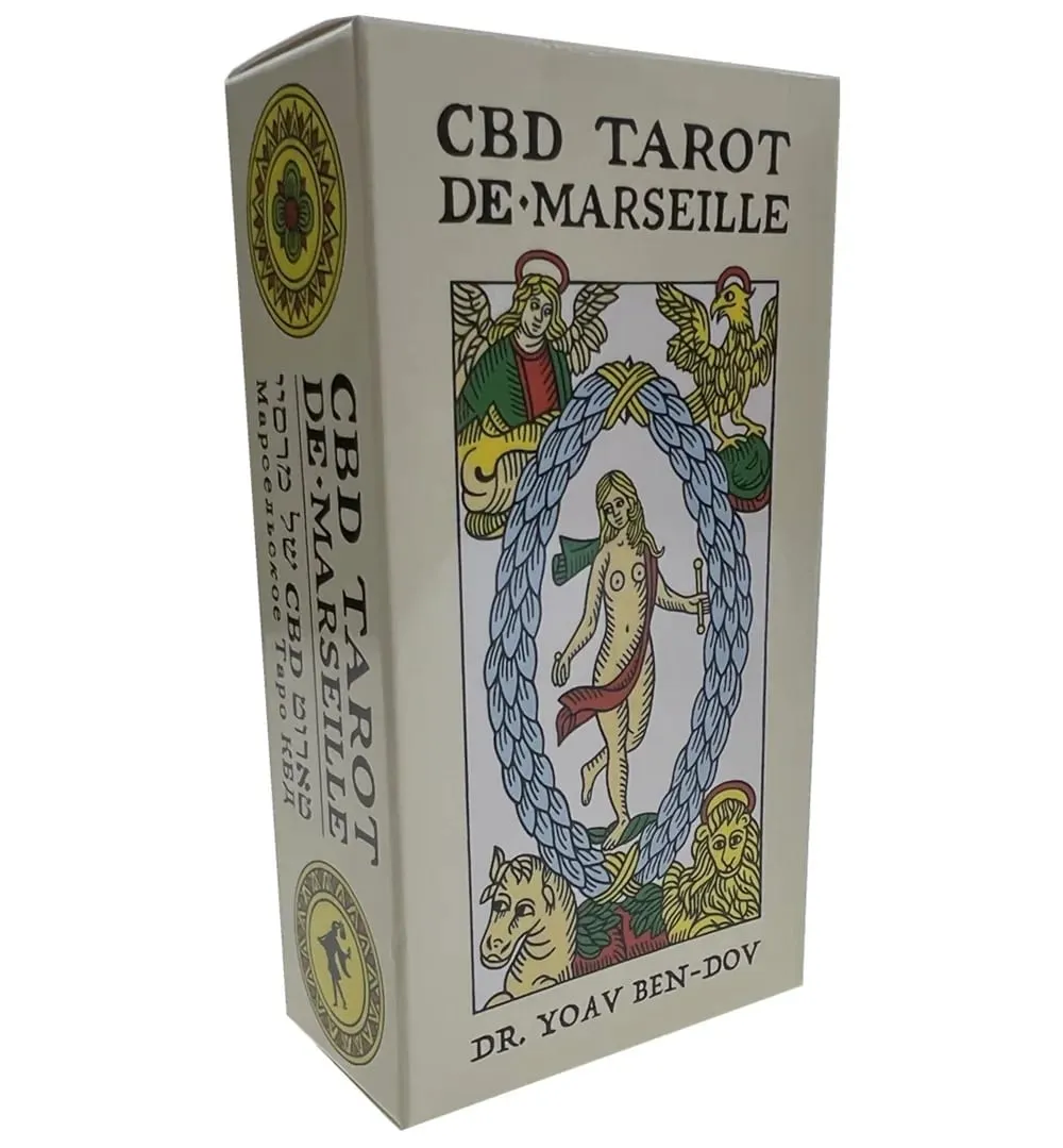 12x6,5 cm Marseille Tarot Deck 78st Full engelsk version Magic Tarot Board Game Universal Tarot Cards med pappersinstruktioner — image 1