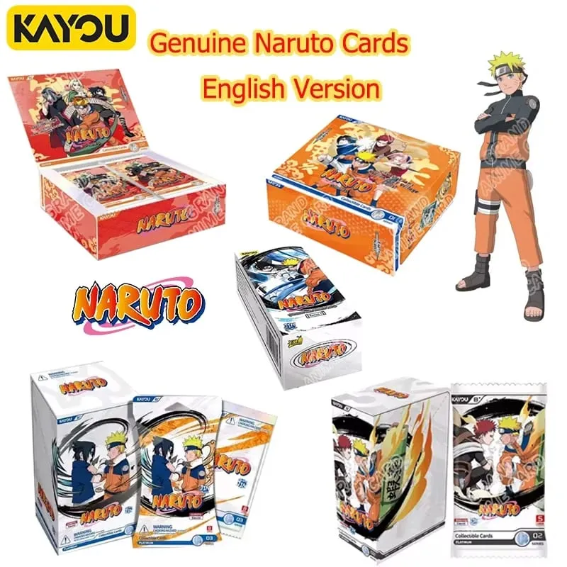 ของแท้ Naruto T4W8 JIN1 JIN2 SEA ภาษาอังกฤษรุ่น Global Version Booster กล่องอะนิเมะ TCG Rare CR Ninja World Collection การ์ด — image 1