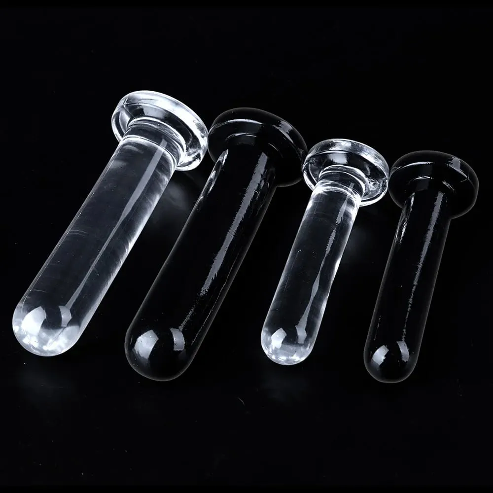 24.5 cm Uzun Şeffaf Jöle Pürüzsüz Yüzey Strapon Anal Yapay Penis Düz ButtPlug TPE Yapay Penis Anal Plug Samimi Seks çiftler için oyuncaklar — image 6