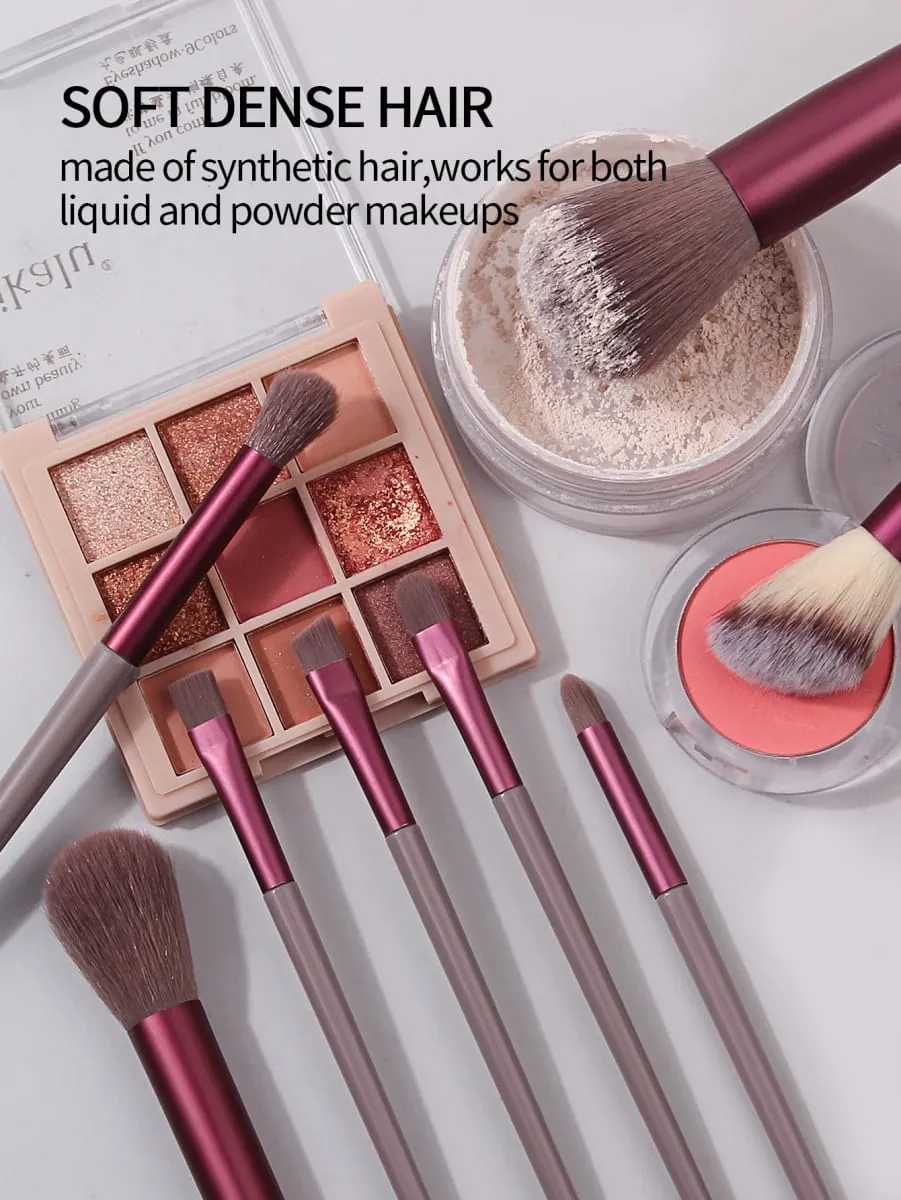 13PCS Set Berus Mekap Profesional Berus Makeup Foundation Gebu Lembut Pembayang Mata Concealer Blending Blush Brush Kabuki Alat Kecantikan Wanita — image 5