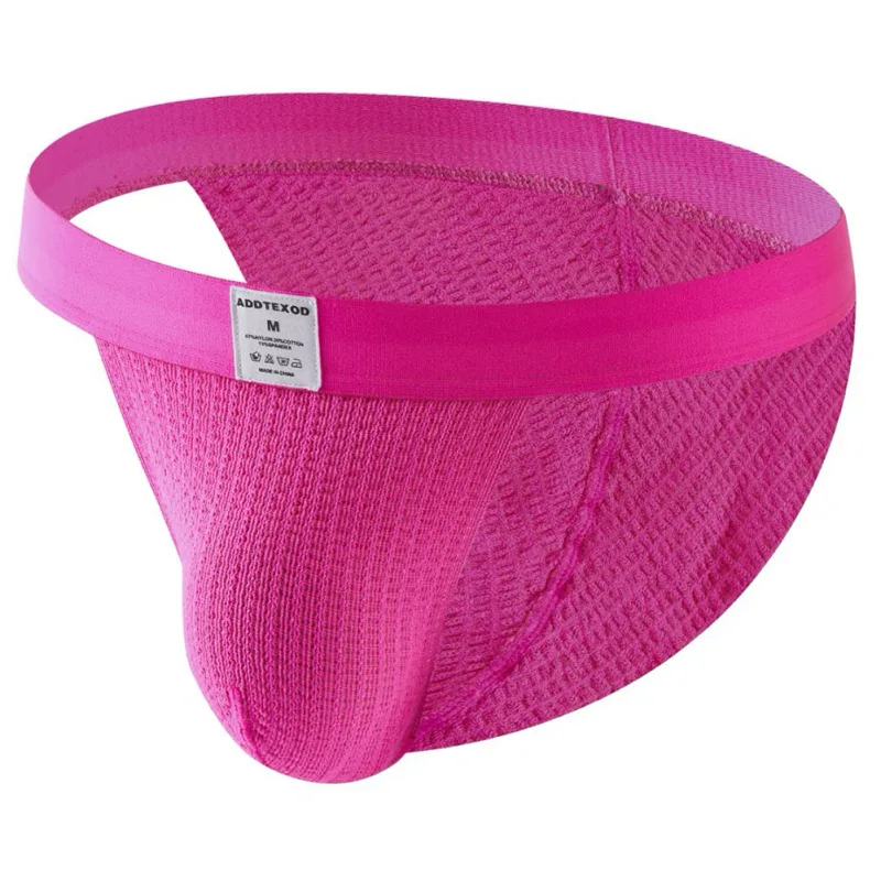 Uomo Maglia tessuta Forcella alta Slip Biancheria intima per adulti Traspirante U Pouch Elastico Morbido G-String Perizoma Mutandine unisex Mutande da uomo — image 15