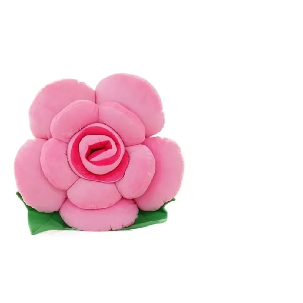 Grand oreiller en forme de Rose en peluche coloré, coussin de fleur de canapé, simulation d'intérieur de voiture, fournitures de fête de mariage, nouvelle collection — image 10
