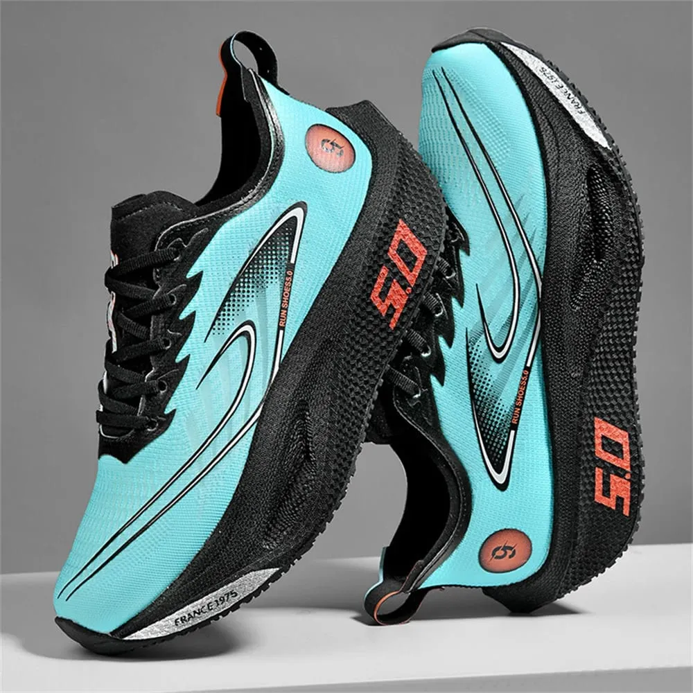 Chaussures de course d'entraînement légères et respirantes en maille pour hommes, baskets athlétiques décontractées antidérapantes pour les Sports de plein air et le Jogging — image 3