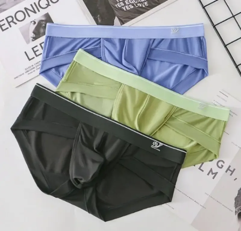 Herren-Slip, atmungsaktiv, 3D-Beutel, leicht, Herren-Bikini-Unterwäsche, weich, transparent, bequem, schnell trocknend, dehnbar, dreieckig für den Sommer — image 6