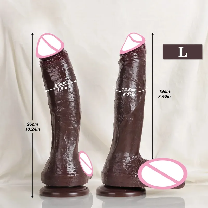 Vibrador realista pênis macio duplo silicone vibradores vaginal e anal masturbador pau grande para mulher masturbação adulto brinquedo sexual 18 + — image 15