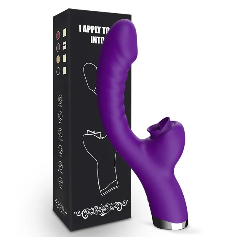 3 in 1 toccando sbattimento vibratore sesso anale clitoride clitoride ventosa stimolatore giocattoli del sesso leccate femminili succhiare vibratori prodotti per adulti — image 9
