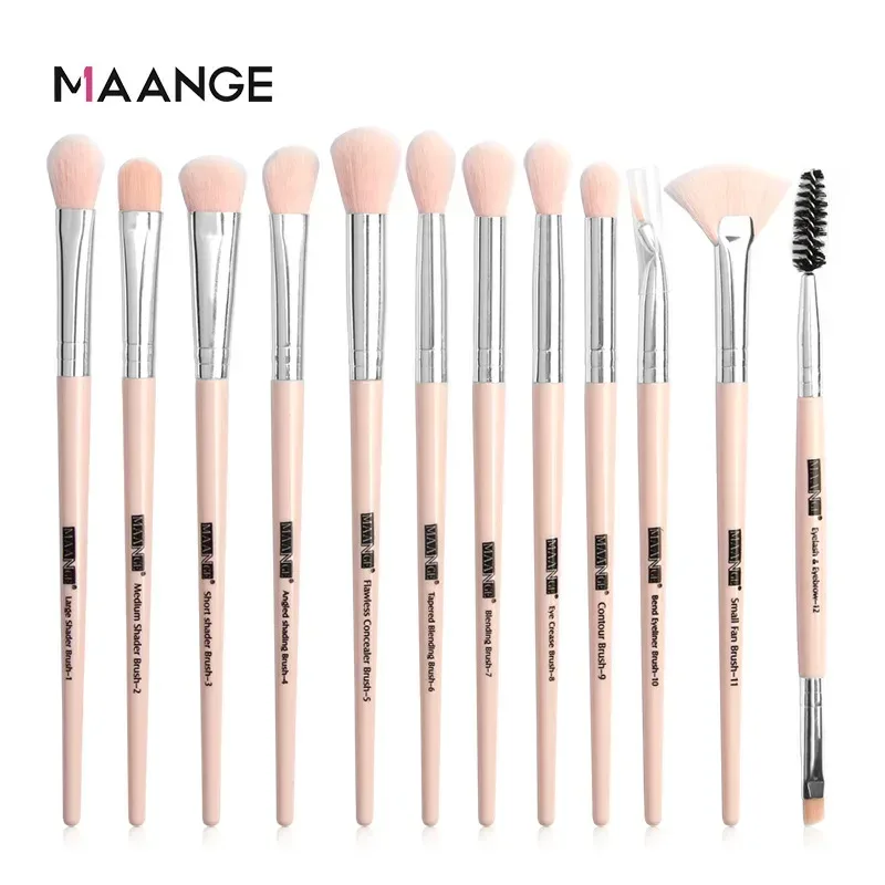 Makeup brushes set professional 12 pcs/lot Makeup Brushes Set Eye Shadow Blending Eyeliner Eyelash Eyebrow Brush For Makeup Tool — image 8