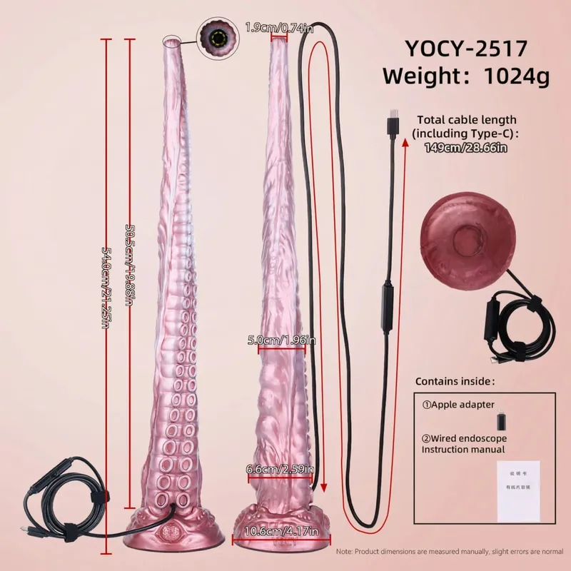 Spekulum Faraj LED Dildo Silikon Cecair Palam Dubur Panjang Cawan Sedut Kuat untuk Pasangan Mainan Seks Dewasa анальная пробка