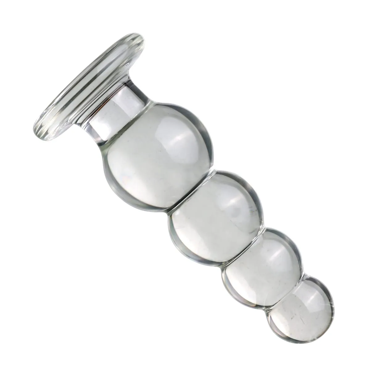 3 ขนาด Big Ball แก้ว Pyrex Anal Dildos Butt Plug คริสตัลช่องคลอดลูกปัดอวัยวะเพศชายปลอมหญิงช่วยตัวเองของเล่นสำหรับผู้ใหญ่ผู้หญิงผู้ชาย — image 6