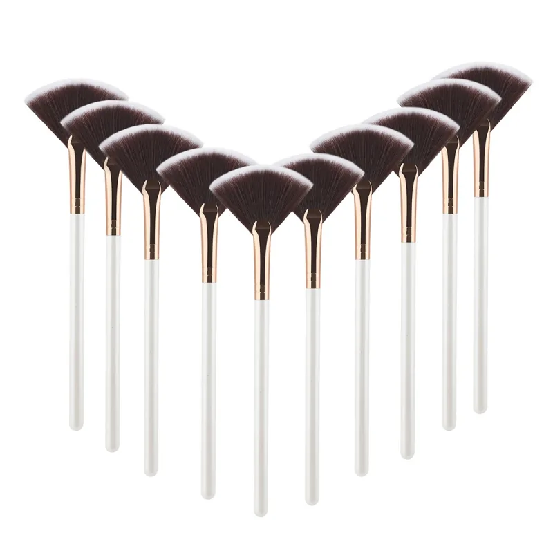 1/5/10 stücke Fan Form Gesichtsmaske Pinsel Multifunktionale Make-Up Pinsel Frauen Gesichts Körper Schönheit Make-Up-Tools Pinsel — image 9