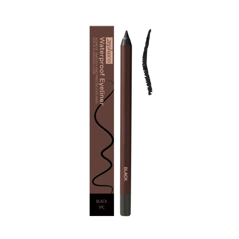 Zephoco Gel Eyeliner Pen Impermeabile Liscio Trucco Degli Occhi di Lunga Durata A Prova di Sudore A Prova di Olio A Prova di Sbavature Eye Liner Matita Trucco