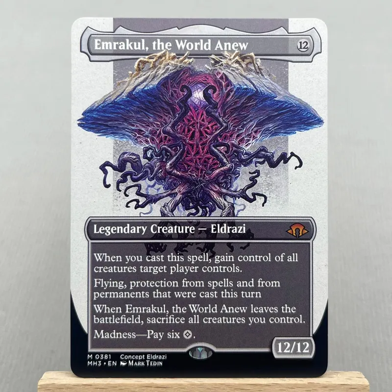 BLB BLC MH3 OTP HOLO7-Ⅰ02 Carte TCG Proxys Three Tree City Ygra Eater of All Maha the Its Feathers Night