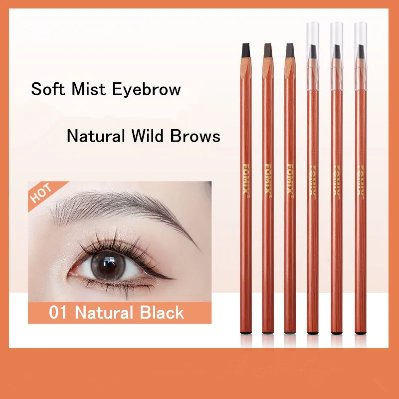 Matowy, twardy długopis do brwi Microblading Brows Definer Enhancers Łatwy w aplikacji ołówek Trwała, naturalna, wodoodporna farba do brwi — image 4