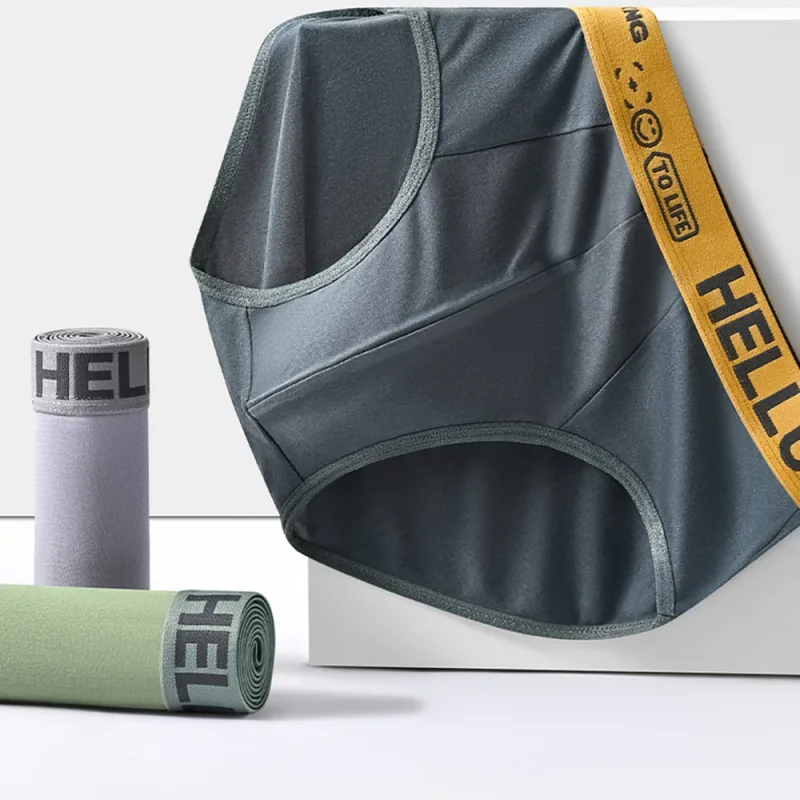 Secara rawak 2/5pcs/set Seluar Lelaki Seksi Seluar Dalam Lelaki Seluar Dalam Lelaki Bergaya Empat Musim Plus Saiz L-5XL Seluar Boxer Sukan — image 3