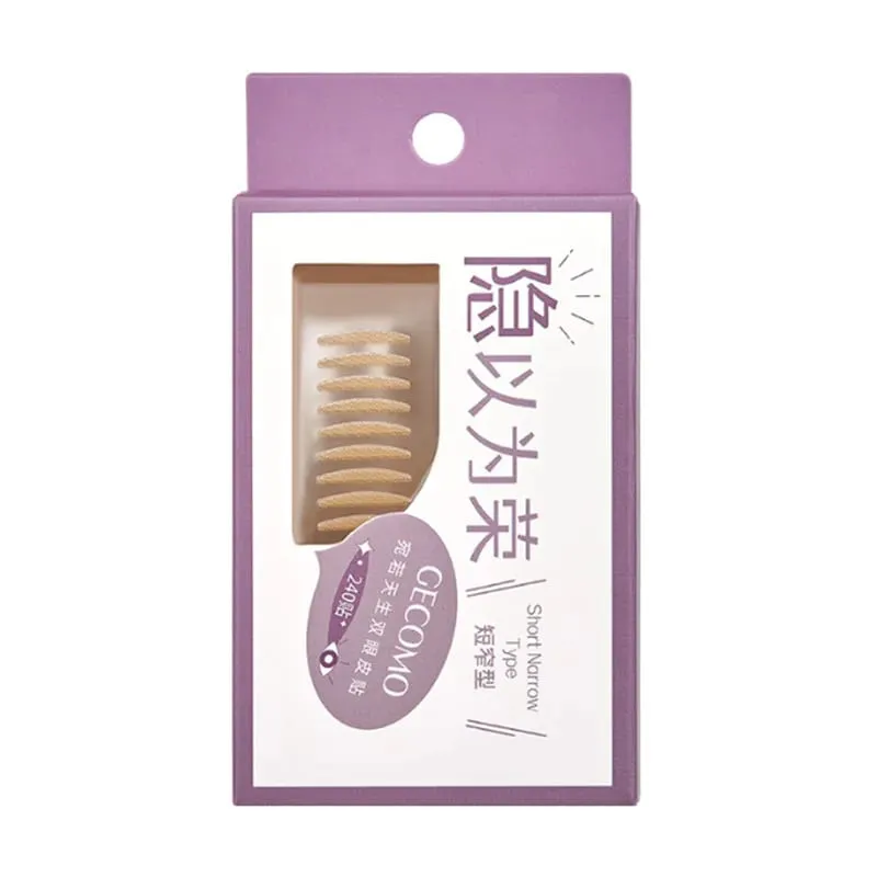 960PCS 보이지 않는 이중 눈꺼풀 테이프 스티커 오래 지속되는 이중 접이식 자체 접착 붙여 넣기 지우기 베이지 큰 눈 도구 — image 3