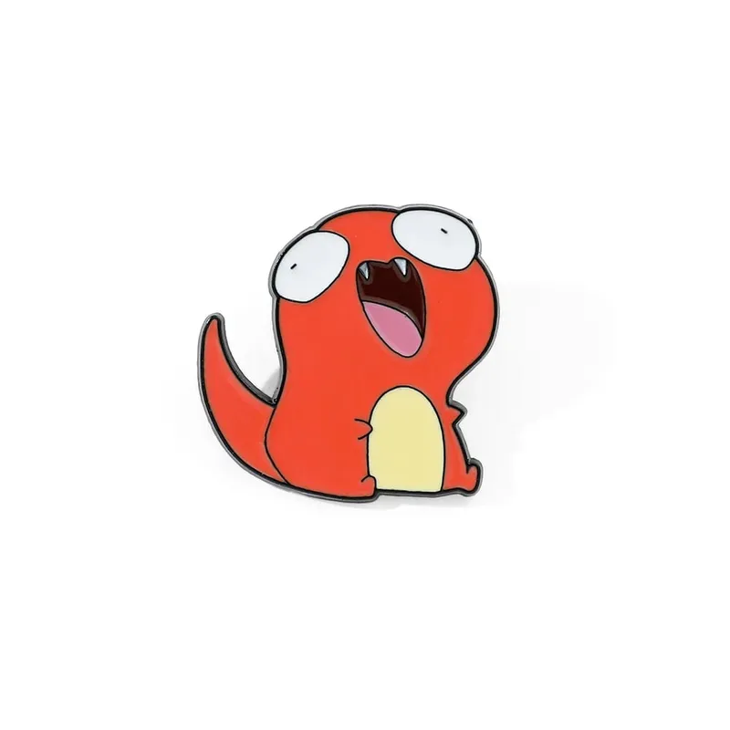 Anime Enamel Pin Funny Cartoon Figure Pikachu Squirtle Psyduck Metal Badge Brooch Jacket Jeans Lapel Pin Toy Accessories — image 10