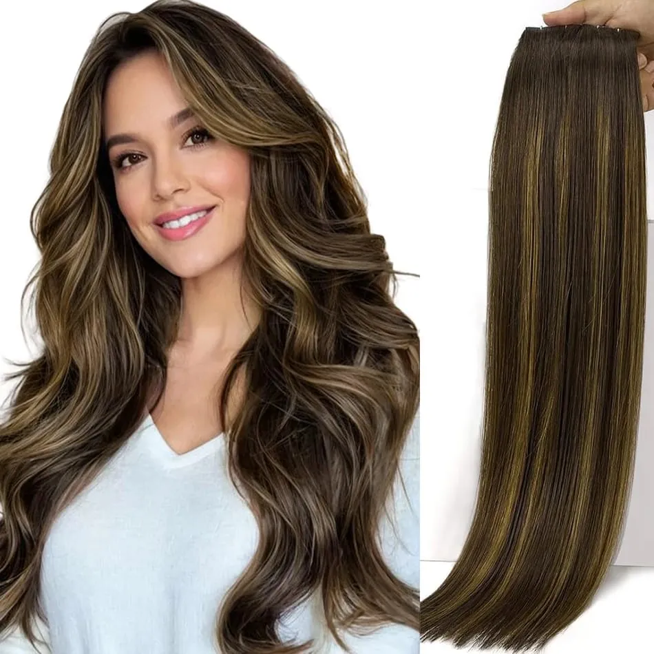 Tape In 100% Human Hair Straight Double Sided Blonde Comfortable Silky Natural Remy Virgin Tape ins Bone Straight Double Drawn — image 9