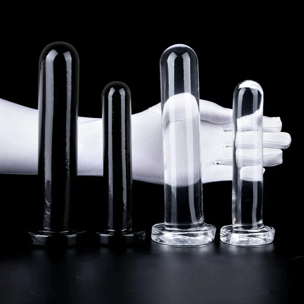 24.5 cm Uzun Şeffaf Jöle Pürüzsüz Yüzey Strapon Anal Yapay Penis Düz ButtPlug TPE Yapay Penis Anal Plug Samimi Seks çiftler için oyuncaklar — image 5