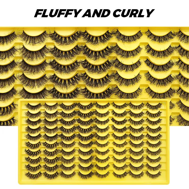40 Pairs Volume Strip Lashes Faux Mink False Eyelashes Kit Cosmetics Soft Fake Volume Eyelash Extensions Wholesale — image 4