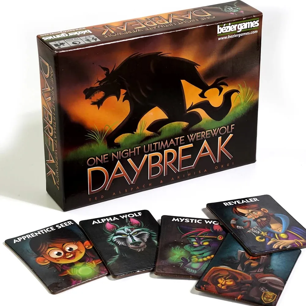 One Night Ultimate Daybreak Grand jeu de cartes familial Jeu rapide et amusant Rôles cachés Bluffing Ultimate Party Game — image 1