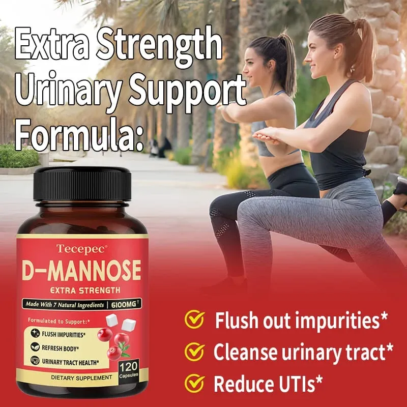 D-Mannose - Suplemen Cranberry Organik Untuk Menyokong Kesihatan Saluran Kencing dan Pundi Kencing serta Mengurangkan Jangkitan Saluran Kencing — image 2
