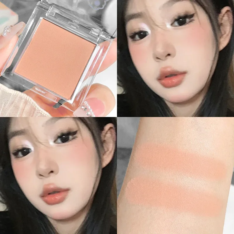 Hisyi Matte Monochrome Lidschatten-Palette, natürliches Licht, Highlighter-Puder für zarte Augenkonturen, hellt auf — image 10