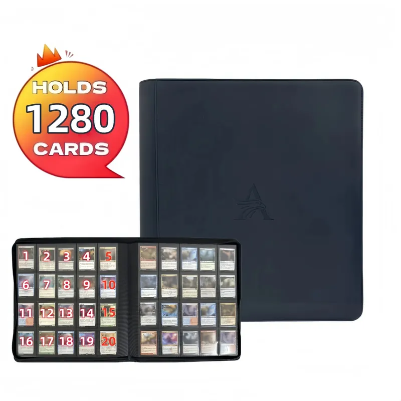 Premium-Kartenordner mit 20 Fächern – 1280 Sammelordner, Kartenalbum, Kartenhalter, passend für TCG- und Sportkarten. Sammlertraum — image 11