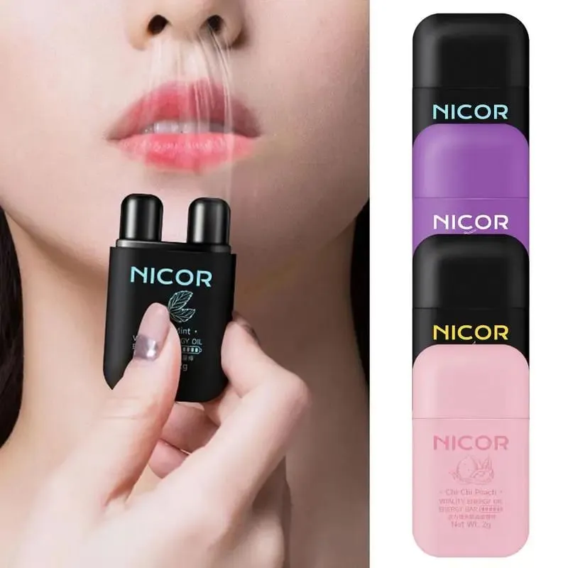 NUOVO Doppio Foro Energizzante Barra Energetica Aromaterapia Inalatore Nasale Vapori Energetici Bastone Aromaterapia Bastone Stimolante Profumo — image 2