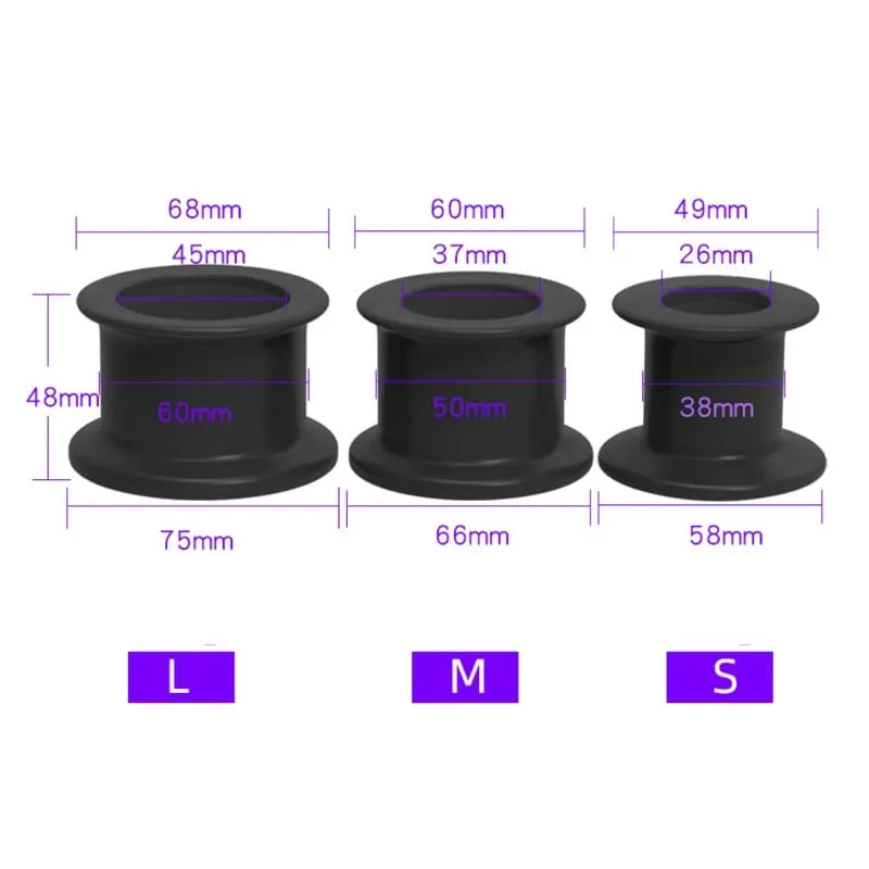 Butt plug com túnel silicone buttplug analplug butplug dilatação treinamento anal treinador dilatador rolha bunda ânus brinquedos sexuais — image 9