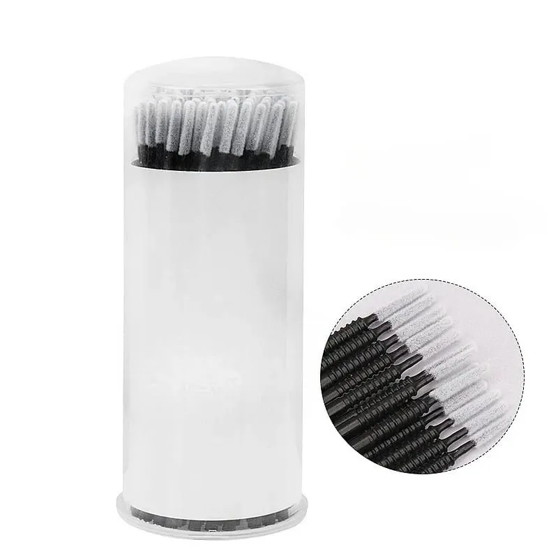 100 Stück Einweg-Spiral-Mascara-Applikator Wimpernbürsten Wimpernverlängerung Make-up-ToolsBürstengriff Microbrush — image 10