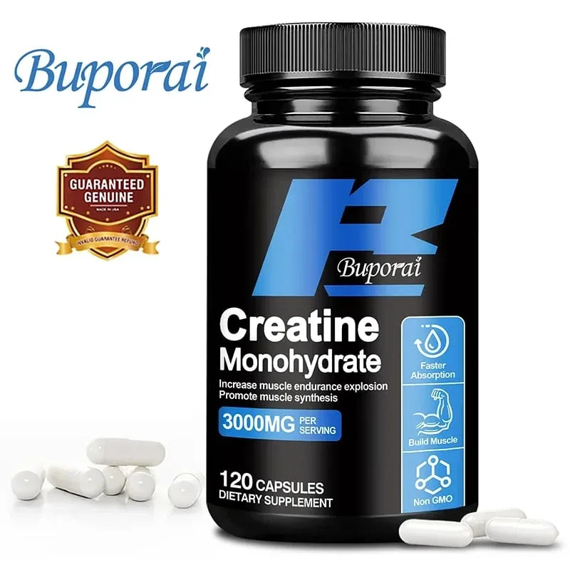 Creatine Monohydrate - Supports Muscle Energy and Cognitive Function Increases Lean Muscle Mass - Gluten FreeSupplements — image 3