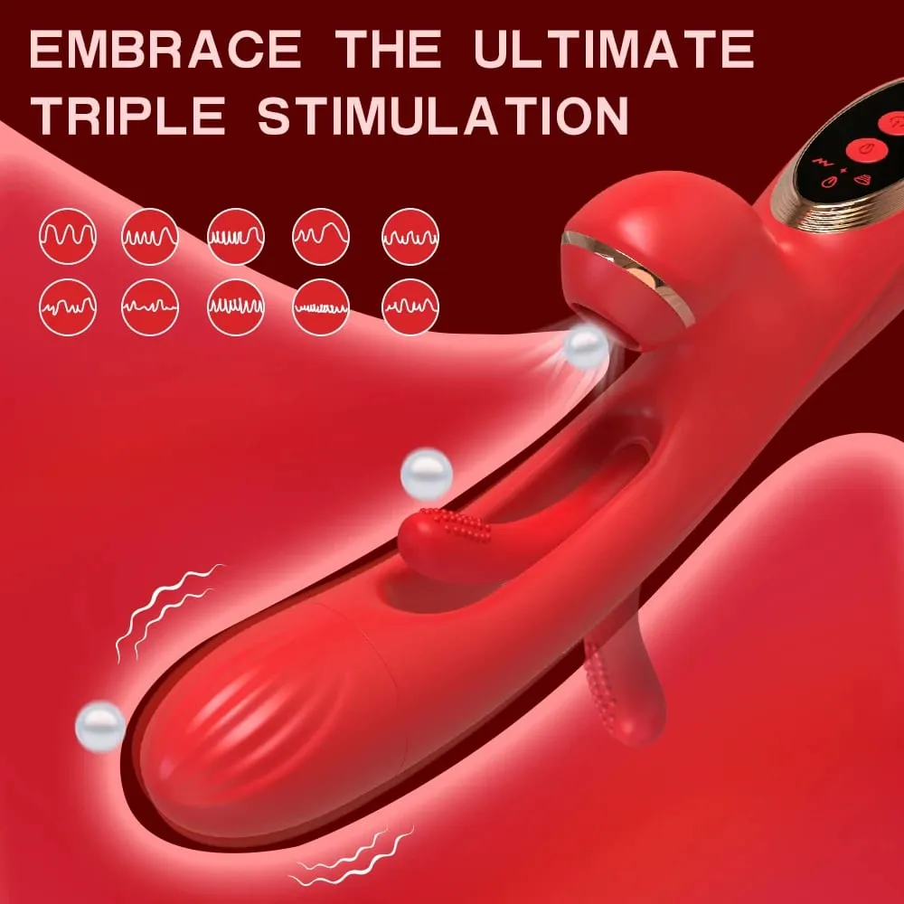 Tapping Flapping Vibrator for Women Clitoris Clit Sucker Stimulator Powerful Sex Toy Woman Female Rabbit Sucking Vibrators — image 2