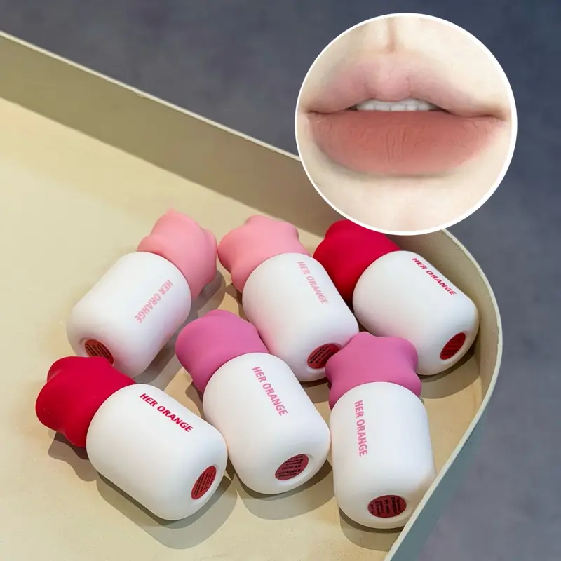 Herorange Soft Matte Lip Mud Tidak Mengeringkan Pakai Lama untuk Ulang-alik Harian dengan Harga Berpatutan — image 2